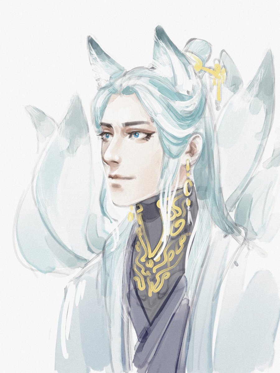 nerioneraso's tweet photo. Day 5. Soft features of #30portraits
#fdcm #RongBai #狐妖修炼指南 https://t.co/P1zR3OzMYH