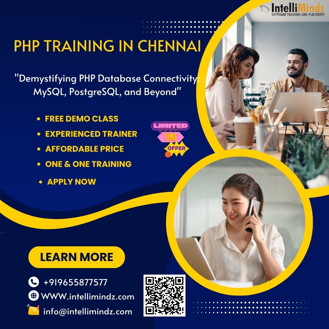 JagadeshIgs's tweet image. "Unlock the power of web development with our comprehensive PHP Course! join us on this journey to become a proficient PHP developer. Enroll now and start coding your way to success! 
📲bit.ly/3zAJX2T
#CodingSkills #PHPcourse
#LearnPHP
#PHPTraining
#phpprogramming