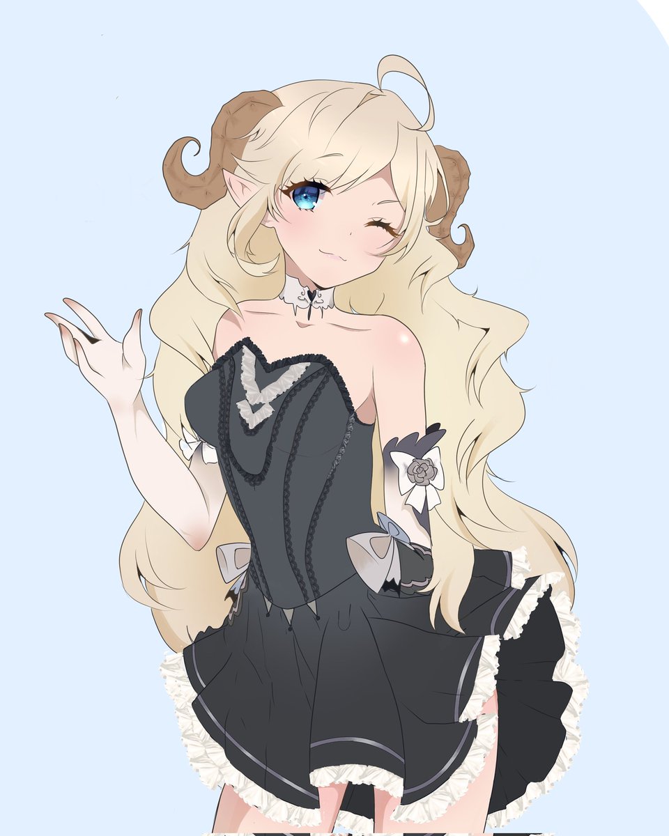 DaKelt6's tweet photo. @HornDogo36 Silly goat girl with changeling abilities https://t.co/V3wFmFfu73