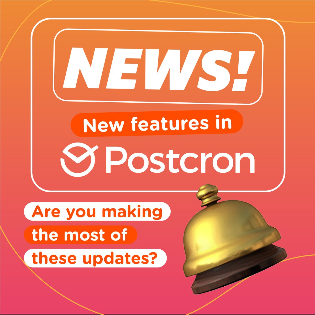 postcron's tweet image. We&apos;re always up to date! 😏 🚀

We keep adding fresh features. In this carousel, we’ll tell you all about them. Put them into action!  💼🚀

#postcron #news #features