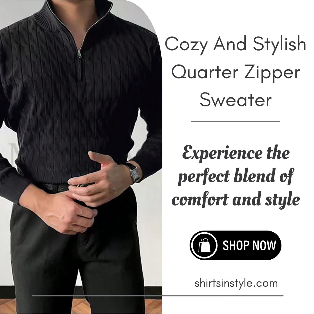 shirtsinstyle's tweet image. Stay warm and stylish with our Cozy and Stylish Quarter Zipper Sweater! ❄️🧥 Perfect for any season, this versatile sweater is designed to keep you comfortable while looking chic. 
Shop Now: shirtsinstyle.com/products/cozy-…
#ShirtsInStyle #CozySweater #QuarterZipper
