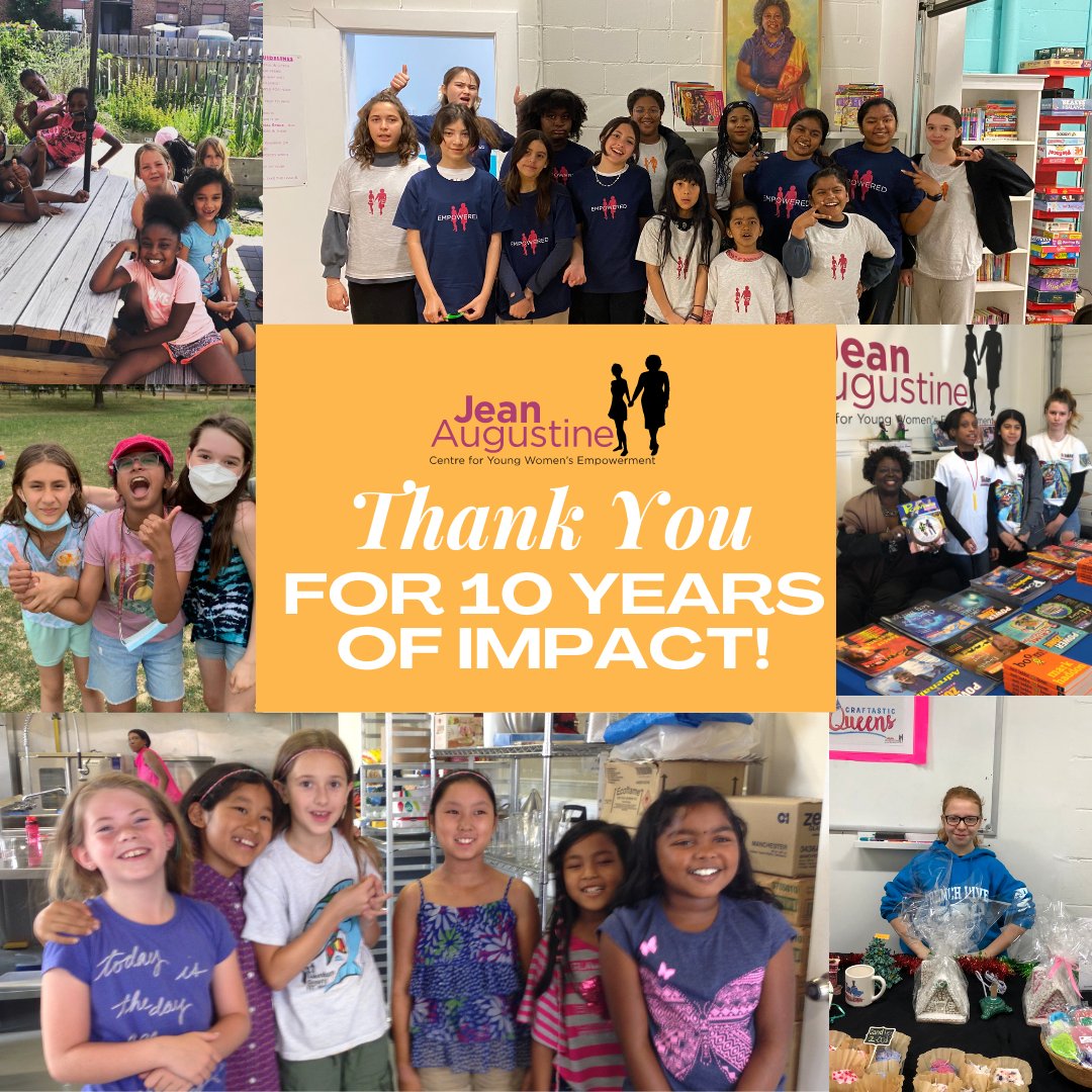 Yesterday, the Jean Augustine Centre for Young Women's Empowerment celebrated its 10th anniversary.🎉

To all those who have supported the Centre in any capacity over the last ten years, thank you for your support! 💜

#thankyou #10thanniversary