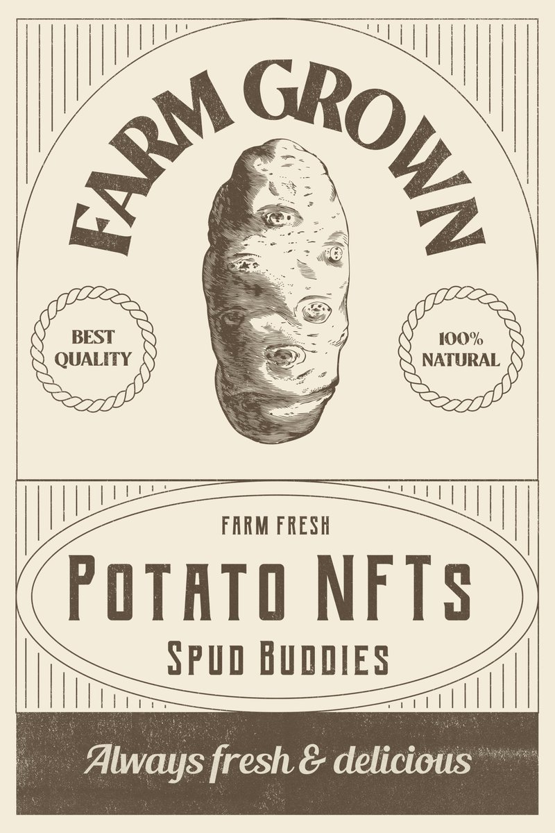 Spud_Buddies_'s tweet photo. #Wax #Potato #NFT https://t.co/nEbY3C9fIt