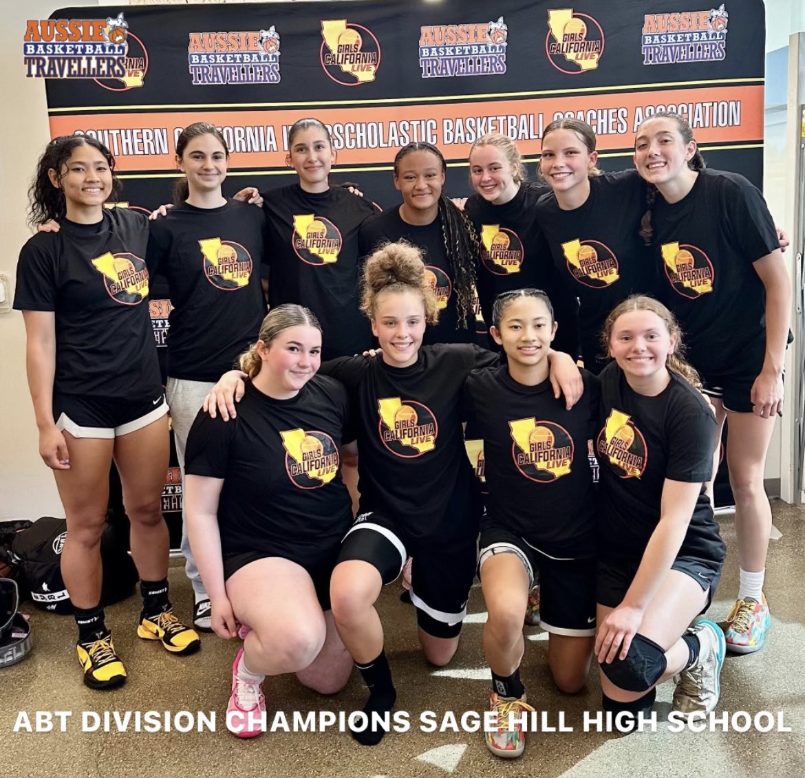 Girls Cali Live (@girlscalilive24) on Twitter photo CONGRATULATIONS TO OUR ABT DIVISION CHAMPIONS SAGE HILL HIGH SCHOOL! Special shoutout to our sponsor <a href="/abthoops/">Aussie Basketball Travellers</a> CONGRATULATIONS TO OUR ABT DIVISION CHAMPIONS SAGE HILL HIGH SCHOOL! Special shoutout to our sponsor <a href="/abthoops/">Aussie Basketball Travellers</a>