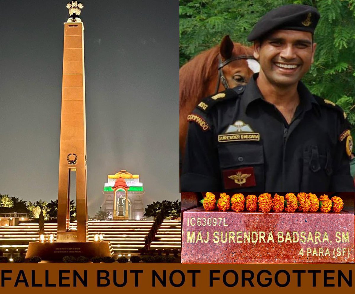 salute2soldier's tweet image. The ability to deliver beyond the call of duty keeps our brave soldiers on the highest pedestal. #Marigolds to Maj Surendra Badsara, SM, on his Balidaan Diwas is a poignant reminder of debt we owe to him for his valiant service and supreme sacrifice for the #Nation.