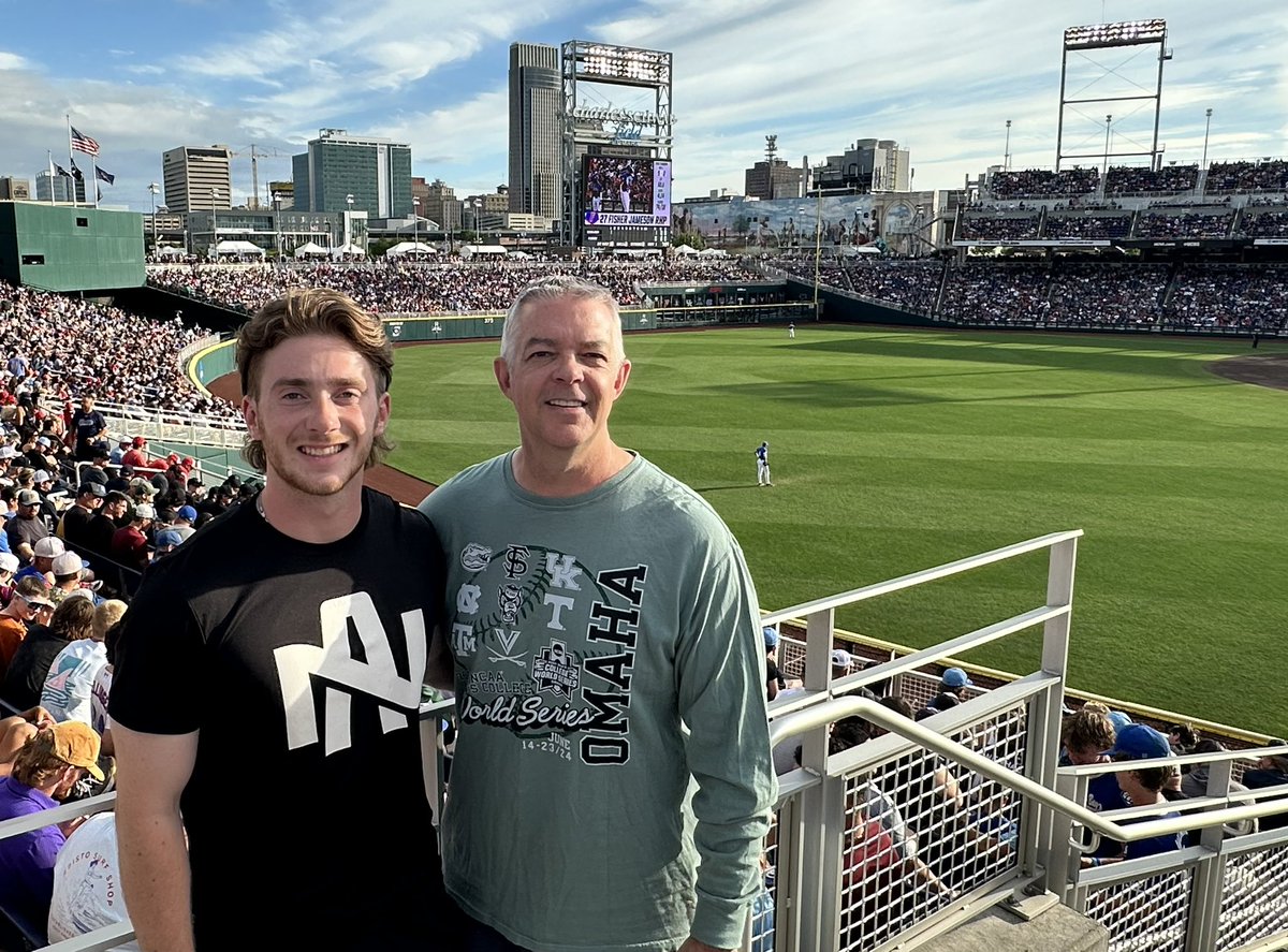 _markebeling's tweet photo. Annual father/son Omaha #CWS trip.  Ended with a triple-header on our last day.  Can’t wait until next year. https://t.co/xu9FgsNGeL