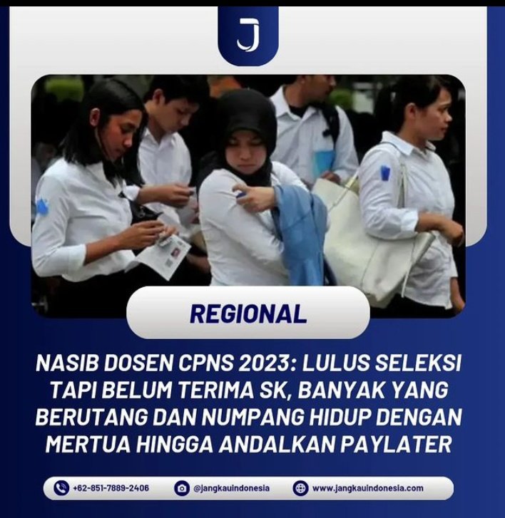 lowongandosenx's tweet photo. Astaghfirullah tiap selesai seleksi begini terus.... https://t.co/ukHO4sOOsS