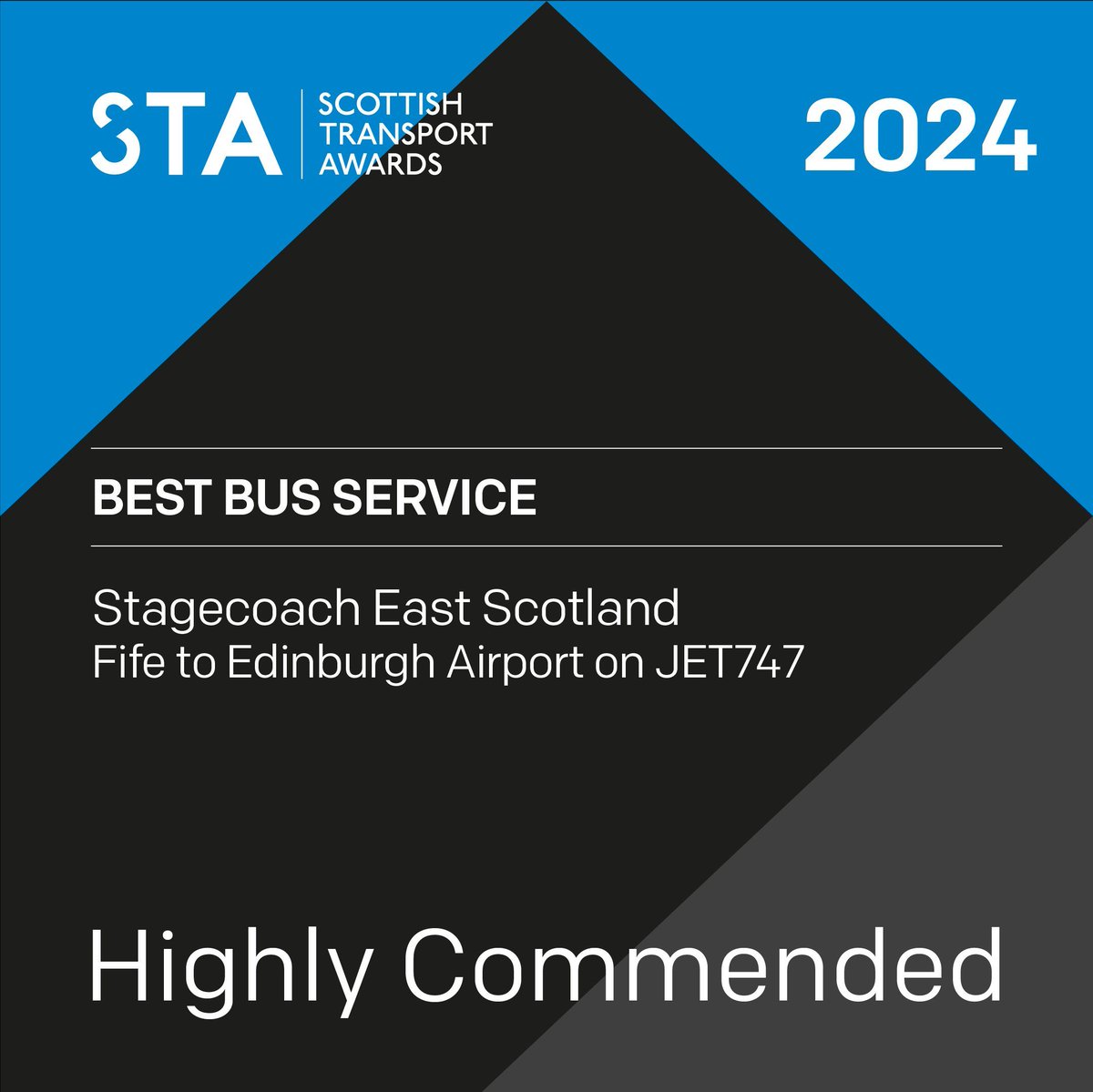 TransportTimes's tweet photo. Congratulations to Glenfarg Community Transport Group for winning Best Bus Service in Scotland! 🏆 Well-deserved recognition for their exceptional service and well done to @StagecoachEScot highly commended for its JET747 Fife to Edinburgh Airport service STAs24 https://t.co/036MbxLahu