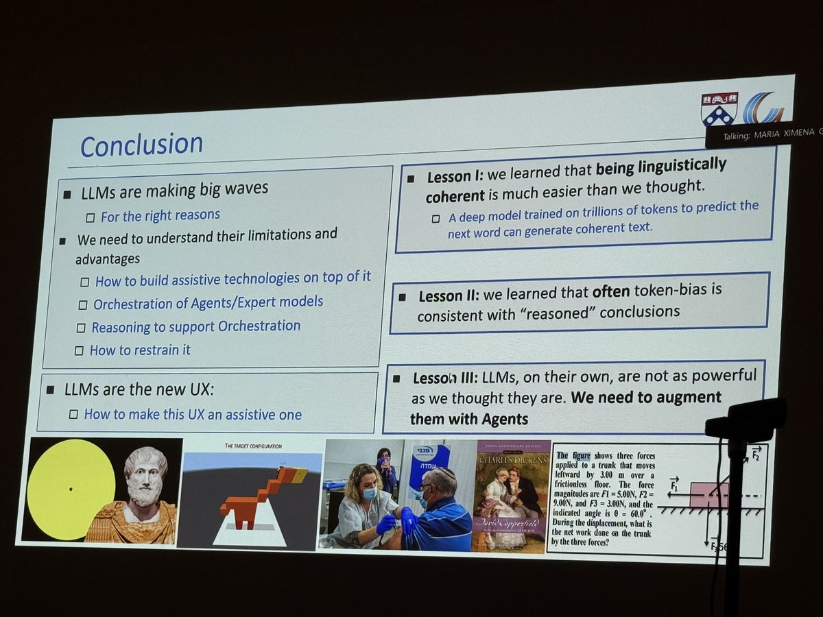 Thanks <a href="/DanRothNLP/">Dan Roth</a> for an inspiring talk on LLMs and reasoning <a href="/dash_workshop/">DaSH</a> #NAACL2024. Looking forward to hearing more at our panel discussion later today.