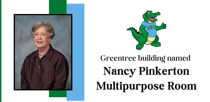 HumbleISD's tweet image. The new multipurpose room at Greentree Elementary School will be named the Nancy Pinkerton Multipurpose Roomafter after long-time principal Nancy Pinkerton, who passed away in 2022. 
📰 humbleisd.net/article/1650673
#HumbleISDFamily 💫