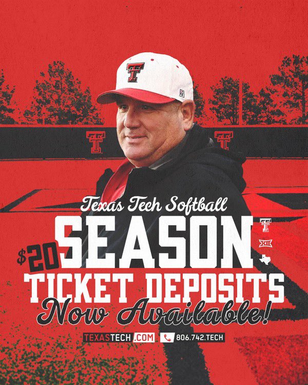 For the first time we are offering season tickets! New era begins now👆

🎟️ bit.ly/texastechsoftb…