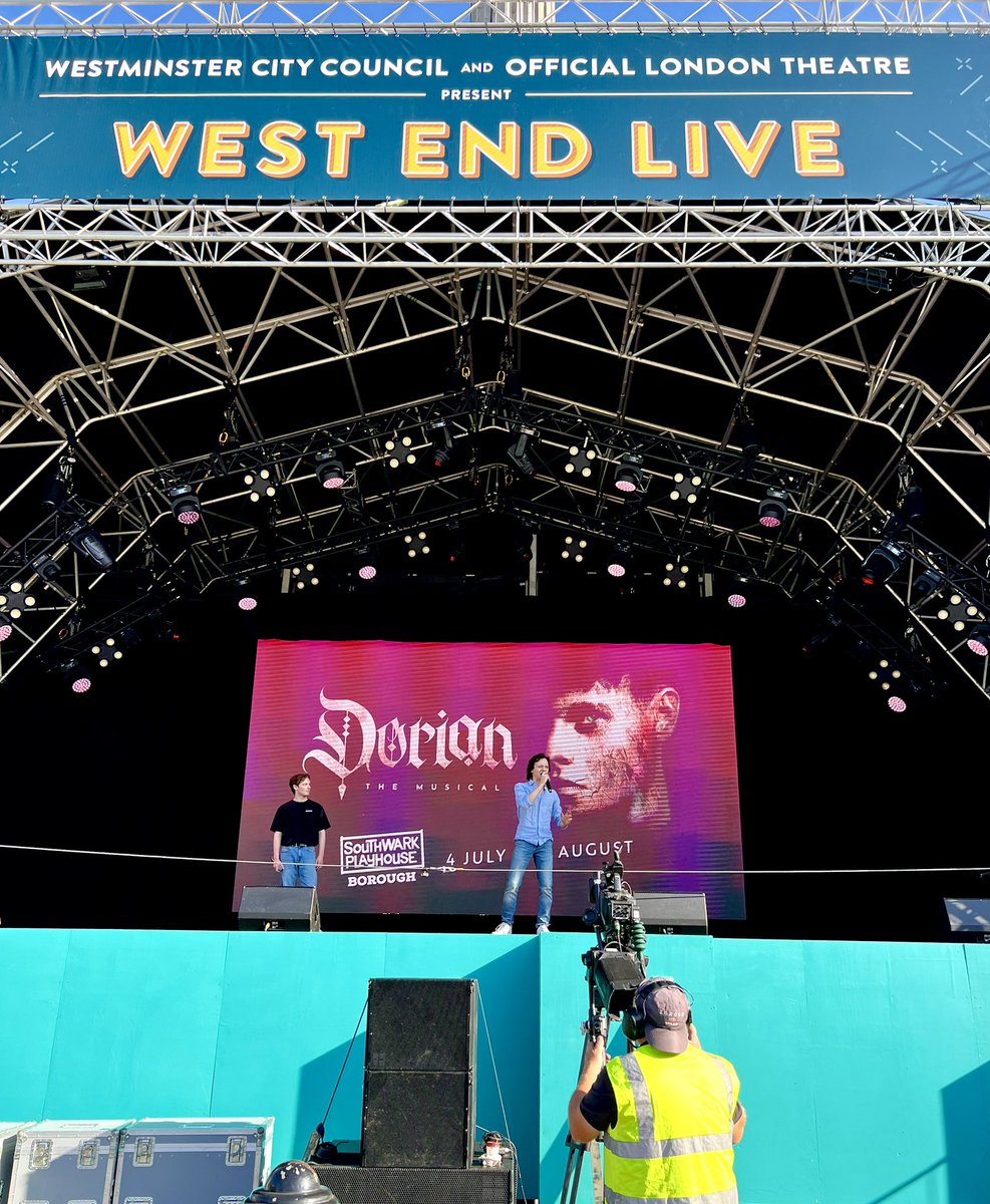Testing… one… two… three
Sound check for <a href="/DorianMusicalUK/">Dorian the Musical</a> <a href="/swkplay/">Southwark Playhouse</a> done. Come and catch the real thing <a href="/WestEndLIVE/">West End LIVE</a> this Sunday - onstage at 2.20pm!