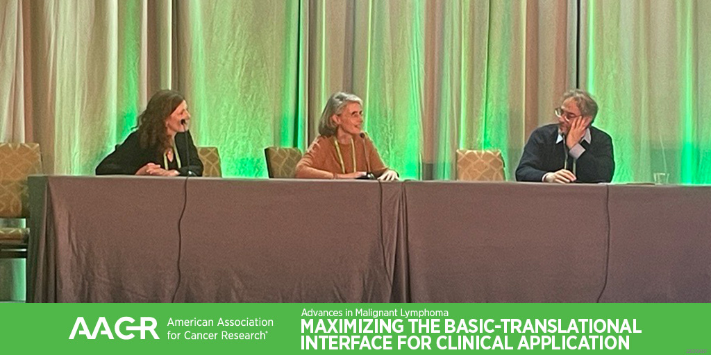 AACR (@aacr) on Twitter photo #AACRlymph24 cochair Ari M. Melnick, Sandrine Roulland, and Erin M. Parry discussed "Lymphoma Clonal Precursors and Transformation" in a plenary session at the Fourth AACR International Meeting on Advances in Malignant Lymphoma. <a href="/LabMelnick/">Melnick Lab</a> @SRoulland <a href="/ErinMParry/">Erin Parry, MD PhD</a> #AACRlymph24 cochair Ari M. Melnick, Sandrine Roulland, and Erin M. Parry discussed "Lymphoma Clonal Precursors and Transformation" in a plenary session at the Fourth AACR International Meeting on Advances in Malignant Lymphoma. <a href="/LabMelnick/">Melnick Lab</a> @SRoulland <a href="/ErinMParry/">Erin Parry, MD PhD</a>