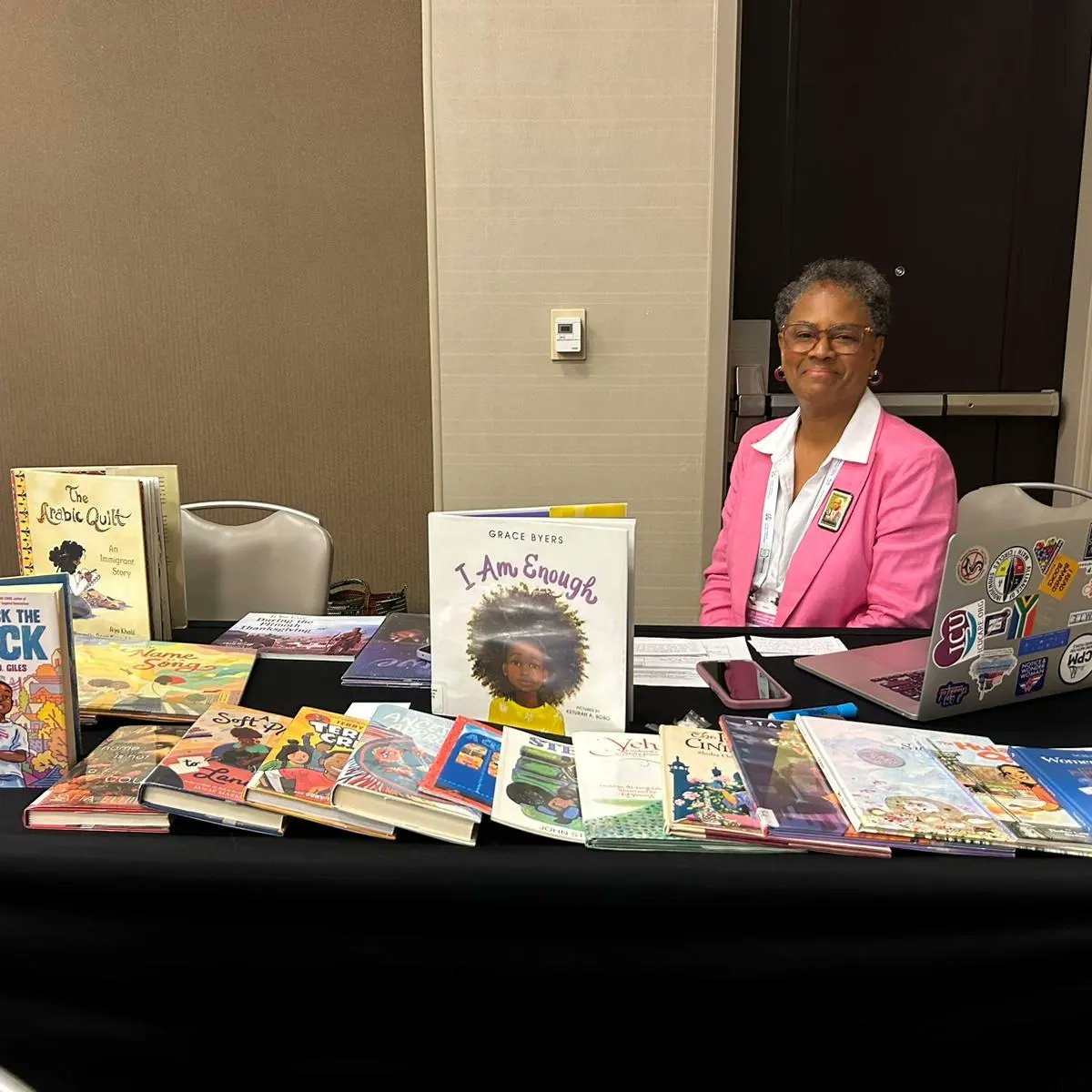 YoJoParker's tweet image. Presented with @ShellyMJones1 on using (any) children&apos;s lit books to create CR math tasks. Thank you to all of our supporters from the bottom of my heart.  It also meant a lot to have Team Parker travel all the way to New Orleans and back to support my endeavors. #LitMath2024