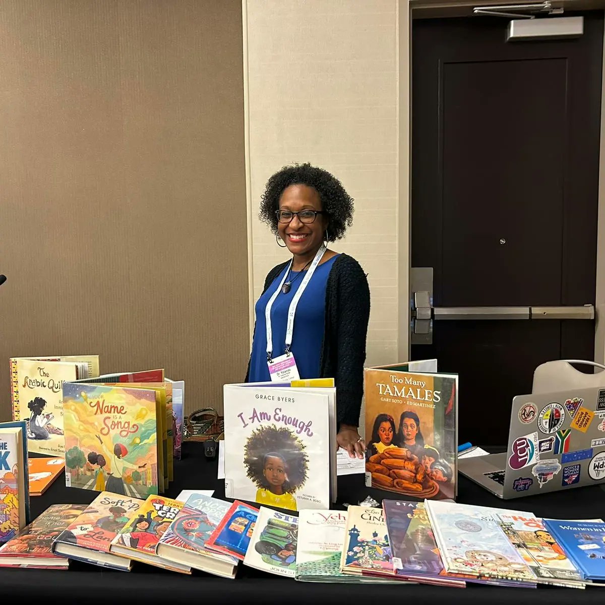 YoJoParker's tweet image. Presented with @ShellyMJones1 on using (any) children&apos;s lit books to create CR math tasks. Thank you to all of our supporters from the bottom of my heart.  It also meant a lot to have Team Parker travel all the way to New Orleans and back to support my endeavors. #LitMath2024