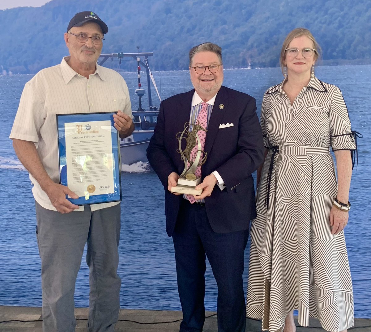Humbled to be honored by <a href="/riverkeeper/">Riverkeeper</a> at its annual gala. I look forward to continue partnering with its outstanding staff and supporters in protecting the Hudson and making NY a more climate friendly place to live.