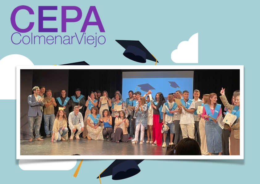 CEPAColmenar's tweet photo. ¡Enhorabuena a los graduad@s! y gracias a todos los que habéis participado en esta bonita ceremonia. https://t.co/9F1kWVEJ8k
