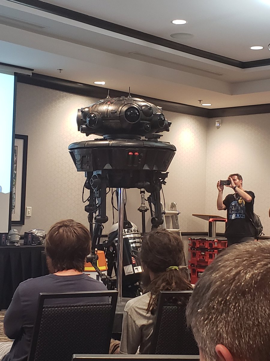 I have found my happy place. We are here all weekend. Looking forward to seeing many droids and learning new things. Maybe buying some stuff....