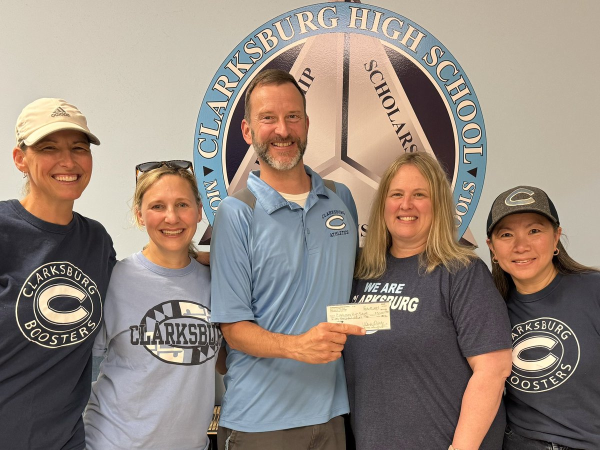 Today our treasurer Wendy Lewis presented Mr. Dalton with a $50,000 check from the Boosters in support of the entire CHS Athletics program!! 🎉💰Through sponsorships, spiritwear &amp; concessions, we were THRILLED to be able to make this donation to help all our teams! GO COYOTES!🩵