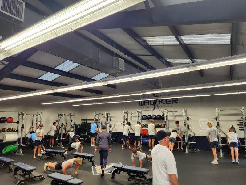 Another GREAT day on Eagle Drive!
50+ players supporting and pushing each other. 
19 PR’s on Floor Press!
#spiritlead