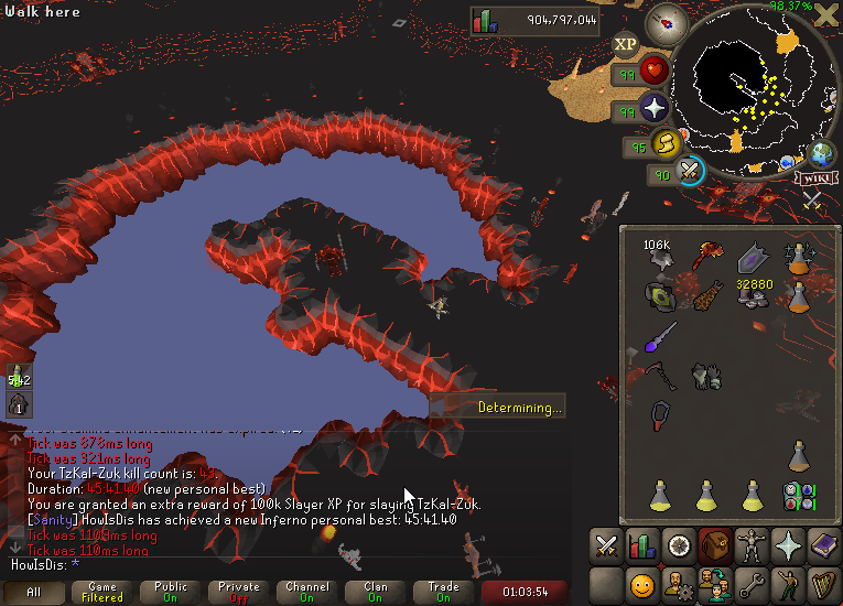 How_OSRS's tweet photo. 4541 inferno.. s45 next https://t.co/XAwqIIG4ay