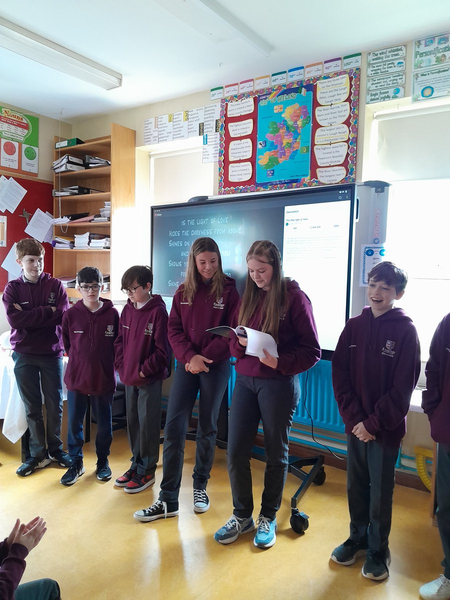 MsOConnorsClass's tweet photo. Today we had our 6th class graduation service.  What an amazing group of children, it has been a privilege to watch them grow and learn over the years.  We wish them every success for the future.  Big thank you to Ms O Neill for creating a fabulous compilation of their time here. https://t.co/3RsRansLgN
