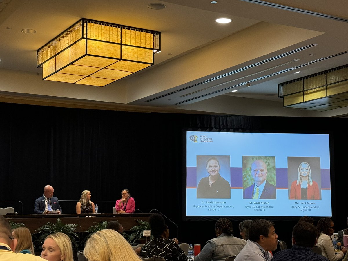 Dr. Alexis Neumann from Rapoport Academy participating in the TEA panel discussion about their experiences this past year in the Texas Strategic Leadership work! <a href="/RapoportAcademy/">Rapoport Academy Public School</a> <a href="/Region12/">Region</a> <a href="/Region12/">Region</a>