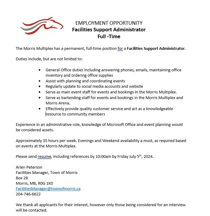 MorrisMultiPlex's tweet image. Now Hiring!