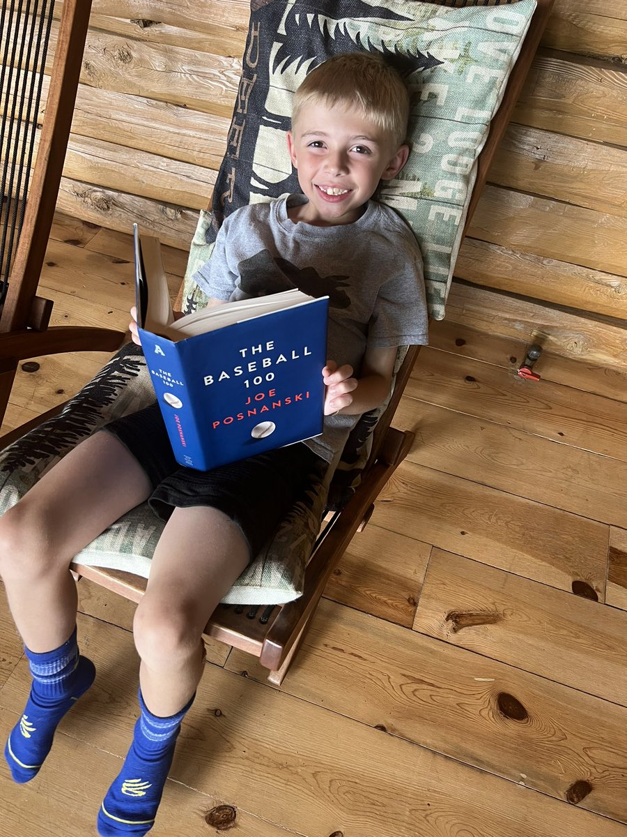 MichaelWHanley's tweet photo. @JPosnanski My 8yo is devouring this. I really appreciate the stories and the conversations this brings! Thank you! https://t.co/gQKMlqaD9N