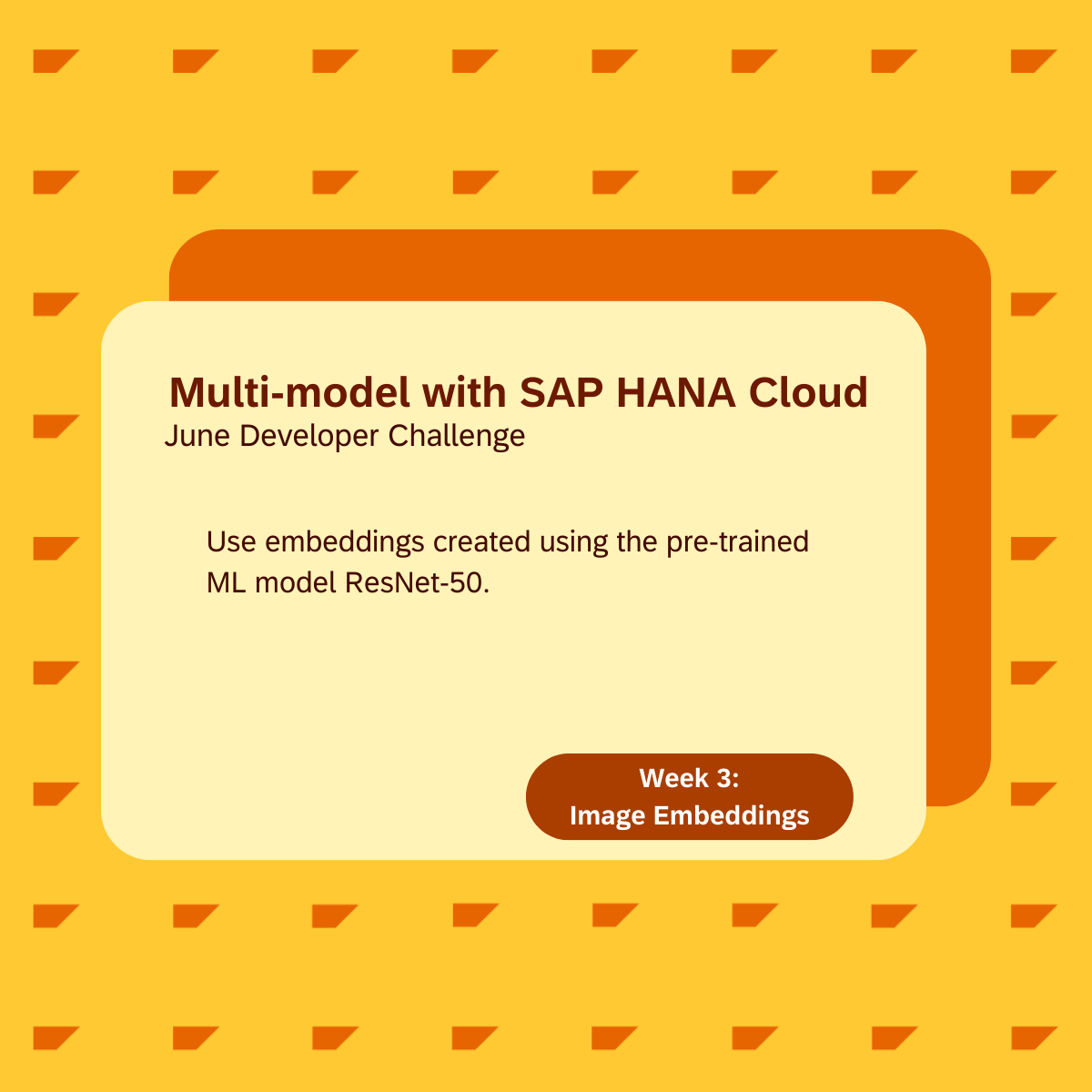 SAPCommunity's tweet image. Keep the momentum going; this week, dive into images represented as vectors.  

🖼️ sap.to/6013gPYjh