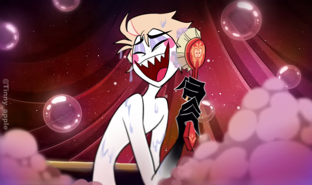 Tinny_apple's tweet image. " when I see her💜 tonight!! "
( hehe my new profile )
#HAZBINHOTEL #Lucifer #lucilith