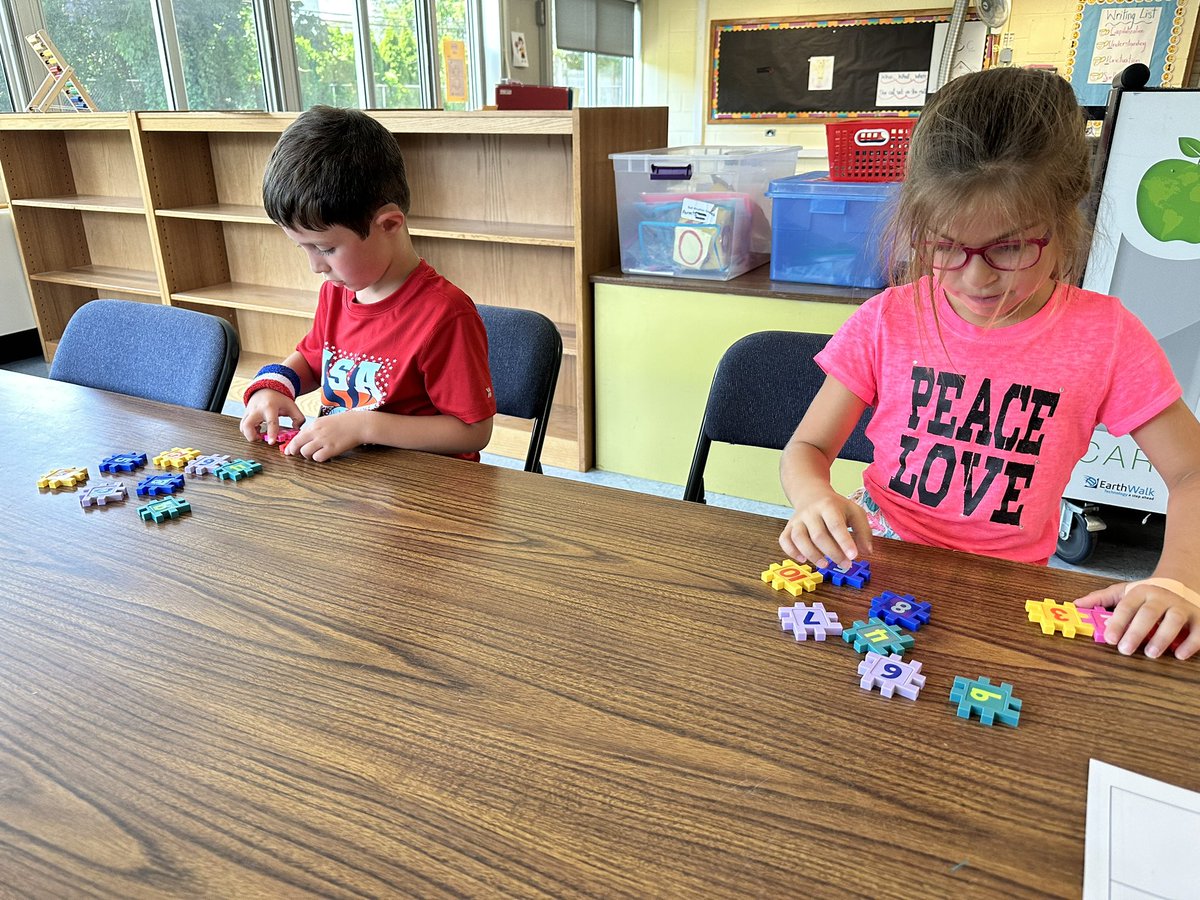 TBeamerGC's tweet image. Our kindergarten mathematicians in the Sayers class @HemlockGC are still going strong 💪🏼 working on their math skills. We worked on math 🧩, decomposing 5, and Shake and Spill 🔴🟡 @CCardellaGC #MathForEveryMind @IllustrateMath