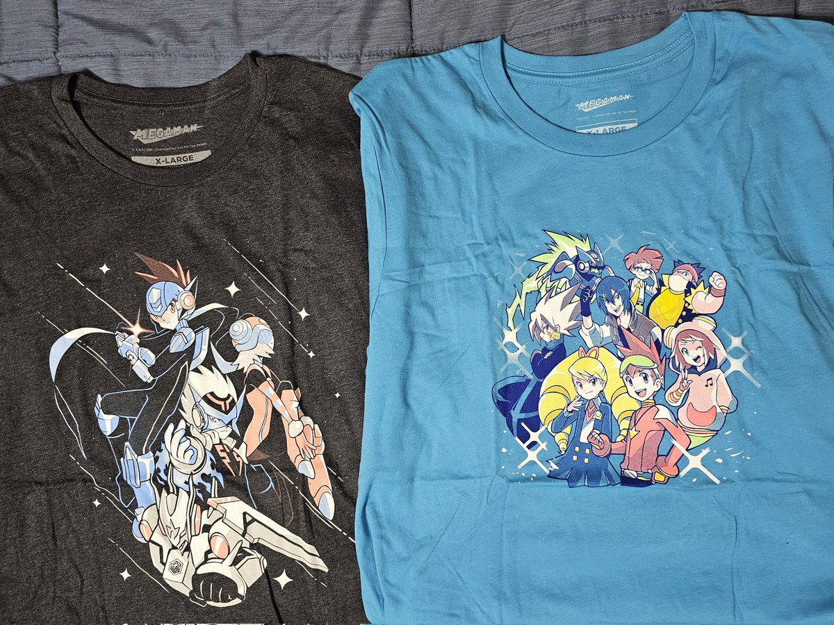 Rock_Miyabi's tweet photo. Wish the art's colors weren't so muted, but hey, the year is 2024 and I have actual Star Force T-shirts that showed up just now! https://t.co/1QRJ9bDgdo