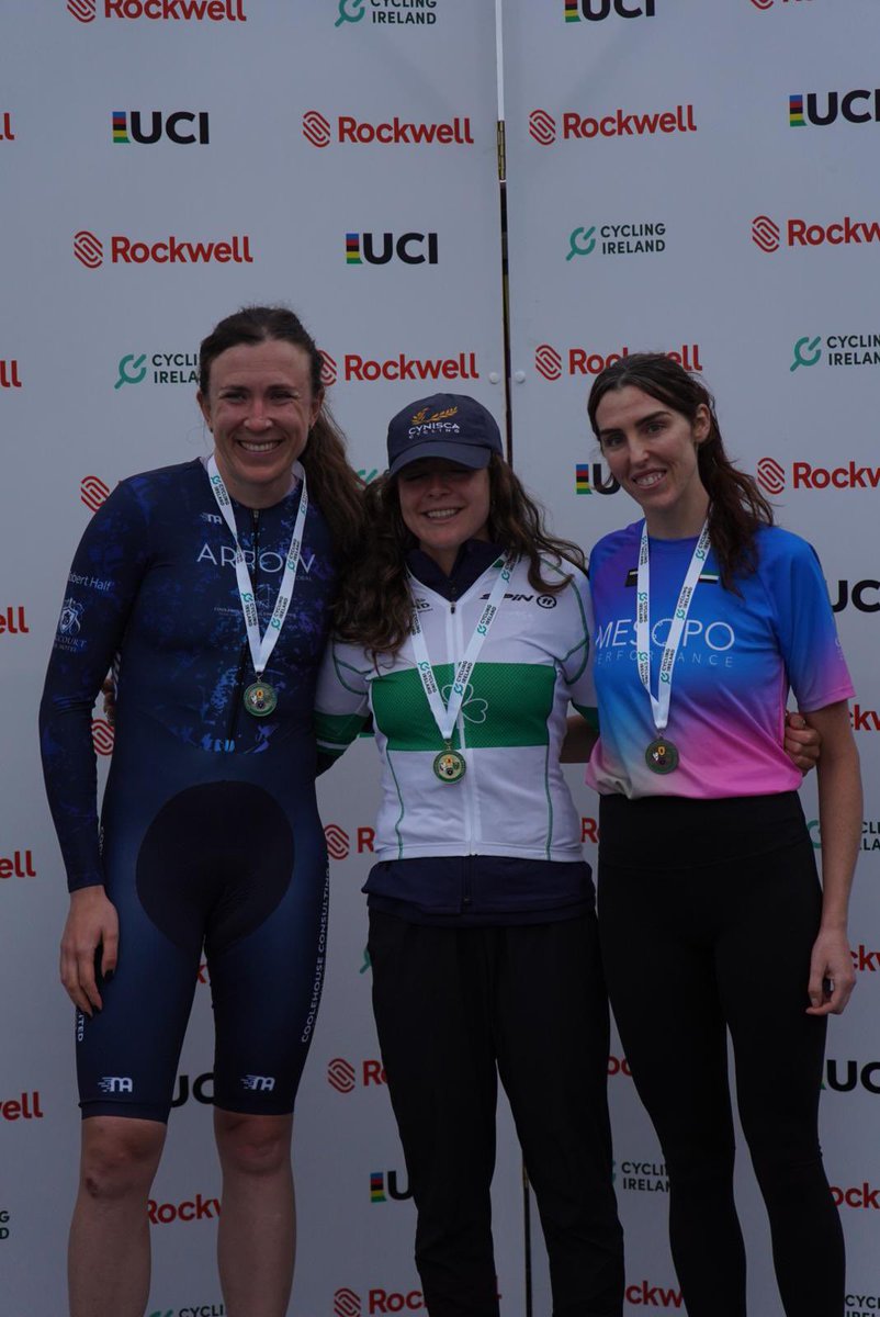 CyclingIreland's tweet image. The Elite Podiums of the 2024 Time Trial National Championships 🏆