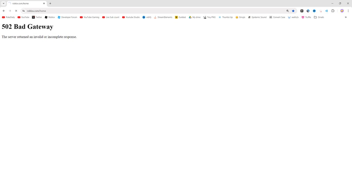 PokeDailyRB's tweet image. #robloxisdown 😭😭😭