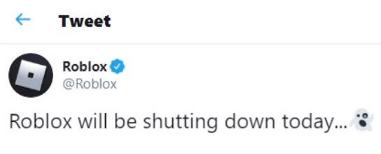Like this tweet if #Roblox is down for you 💔 #RobloxDown
