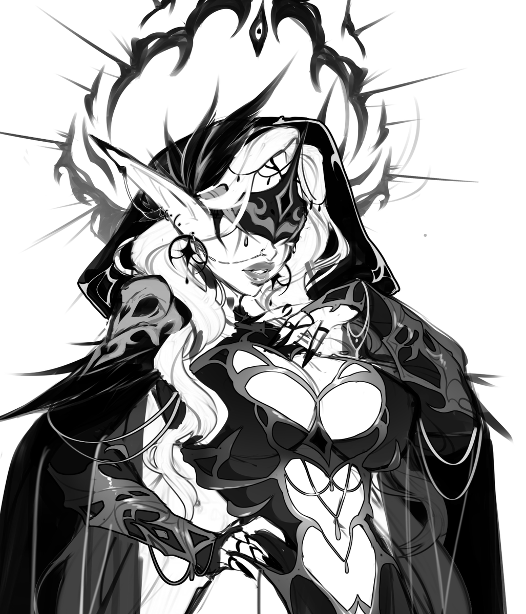 MORTALAFEMME's tweet photo. Reapers often hid their eyes or face during 
their reaping. It's said a single gaze could
consume a soul, its better to be protected
than a soul uselessly annihilated. 

Miray ( shinoka ) https://t.co/AOOMs5v4pd