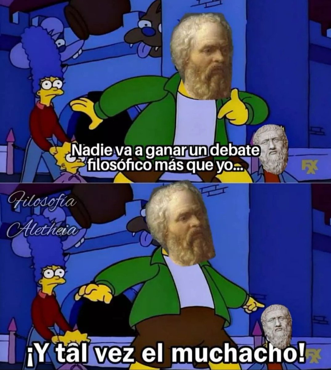 Filo_Aletheia's tweet photo. 🦉 Siéntanse bien 😜 🦉 

#filosofía #aletheia #filosofia #estudiantes #platón #socrates #muerte #ayuda #memefilosofico #memesfilosofia #memesfilosoficos #humor #humorfilosofico #philosophy #philosophymemes #cultura #ciencia #verdad https://t.co/OocgoFT614