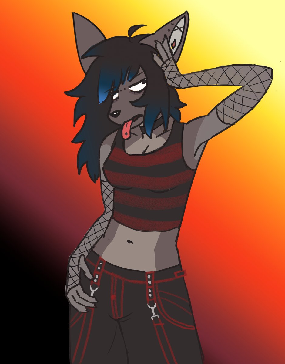 unnamed edgy dog OC
#furry #furryart