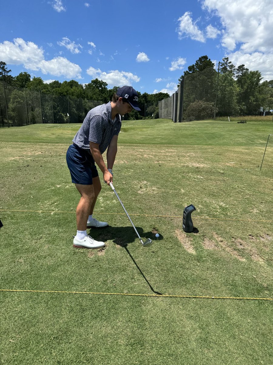 Working on the range with the GC3. #upnext #foresightsports
