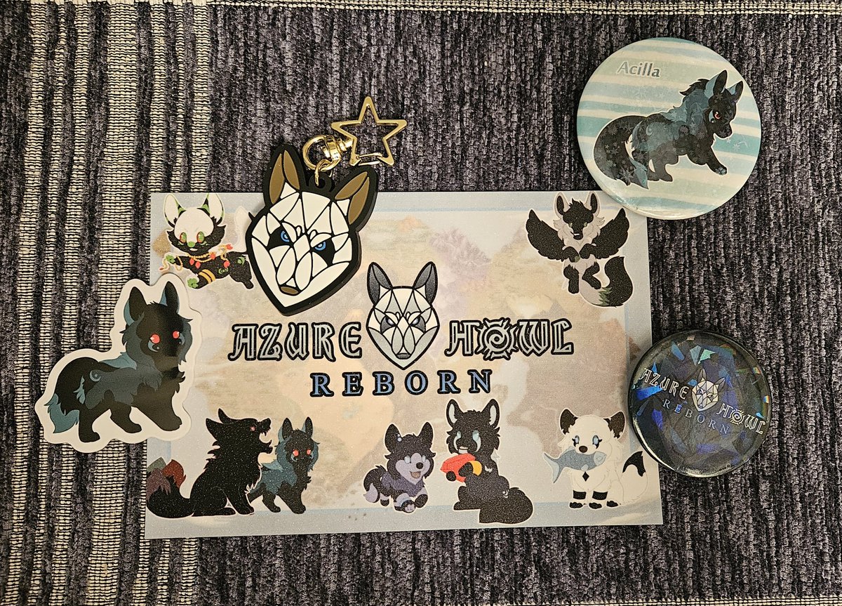 A gift from <a href="/AzureRuuza/">AzureHowl</a> for voicing her character Acilla in AHR Youtube series. Thank you for the charms! They look awesome. Acilla is supet fun to voice and I'm proud to a part of the team 😊