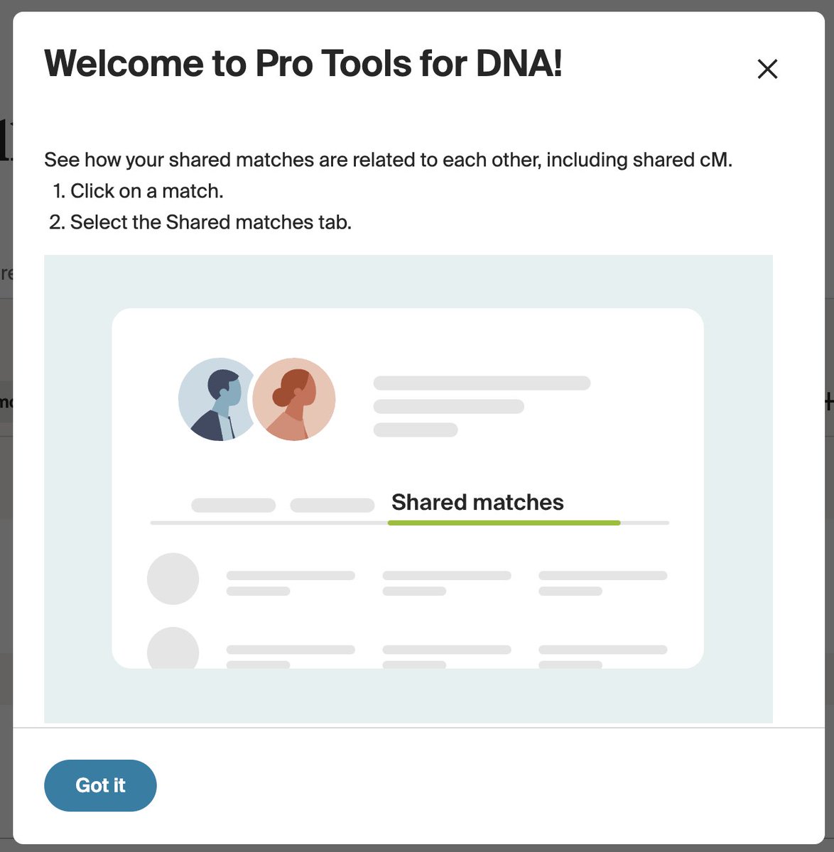 Exciting day for the team at <a href="/Ancestry/">Ancestry</a> and for #AncestryDNA customers! That DNA Match list just got a whole lot more interesting. Let the discoveries begin! #ProTools #Ancestry