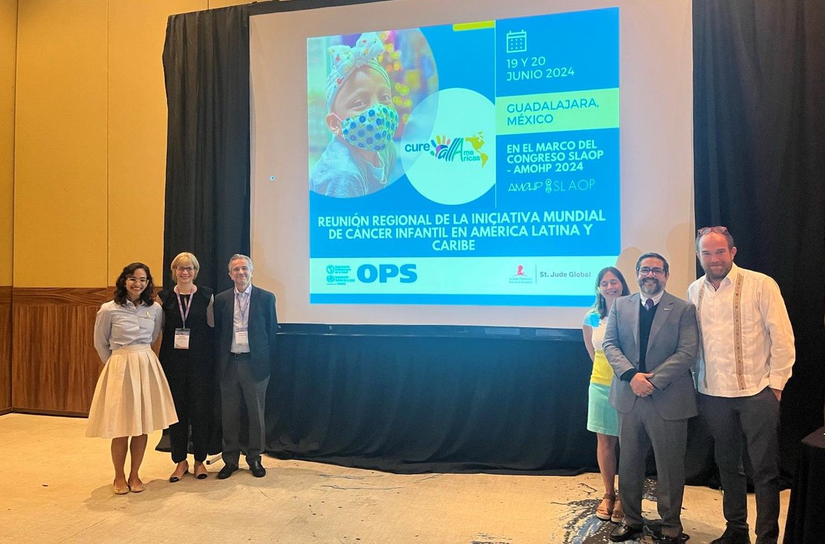 OPSOMSMexico's tweet image. Para avanzar en la lucha contra el cáncer infantil y establecer políticas conjuntas que permitan mejorar el diagnóstico y tratamiento de esta enfermedad, se realizó en Guadalajara la Reunión regional de la iniciativa mundial de cáncer infantil en América Latina y Caribe
#CureAll