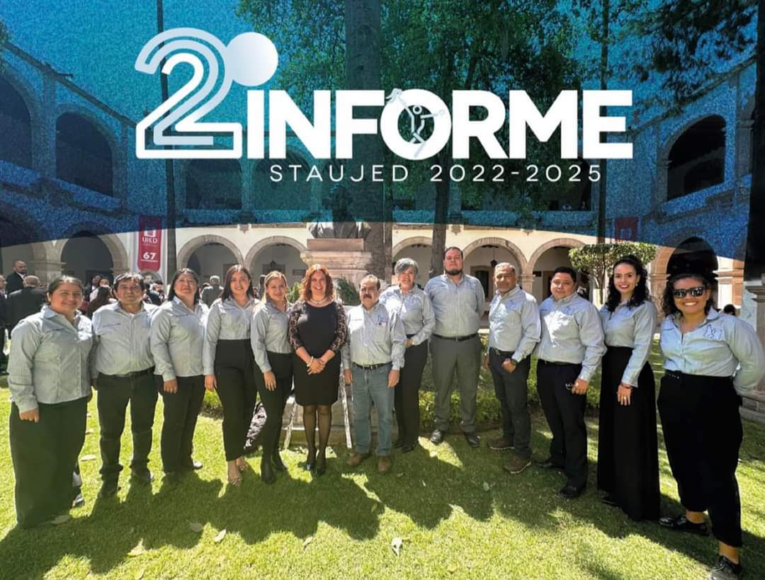 hermannlinden's tweet image. Hoy tuve que ir al edificio central de la @UJED_Oficial y en los pasillos escuché hablar del segundo informe lleno de resultados, del STAUJED; la verdad honor a quien honor merece y es que el equipo de comunicación hizo un gran trabajo @lini909 le sabe bien a la chamba y se…