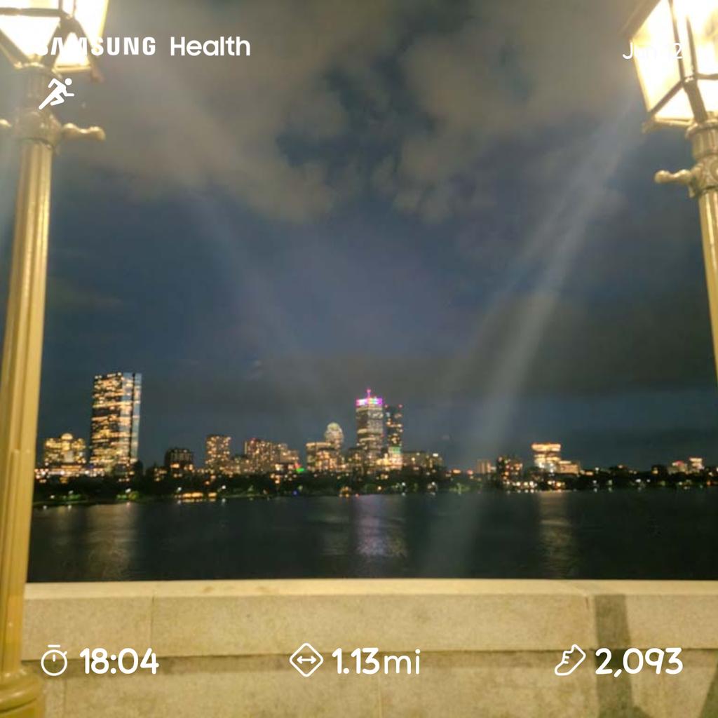 thetrainmon's tweet photo. #GoodEvening #Boston #CambMA! 1.13 Miles #running! #fitfather/#healthydaddy/#dadbod/#fitboss #thisis43 #fitover40 #urbanlife #urbanfitness. Personal #runoutside #runstreak Day 3674! #stillstreaking #runwithnature #irunoutside #runeveryday. #exercise #fitness #fitforlife #fit4life https://t.co/LCjVe7Ehvb