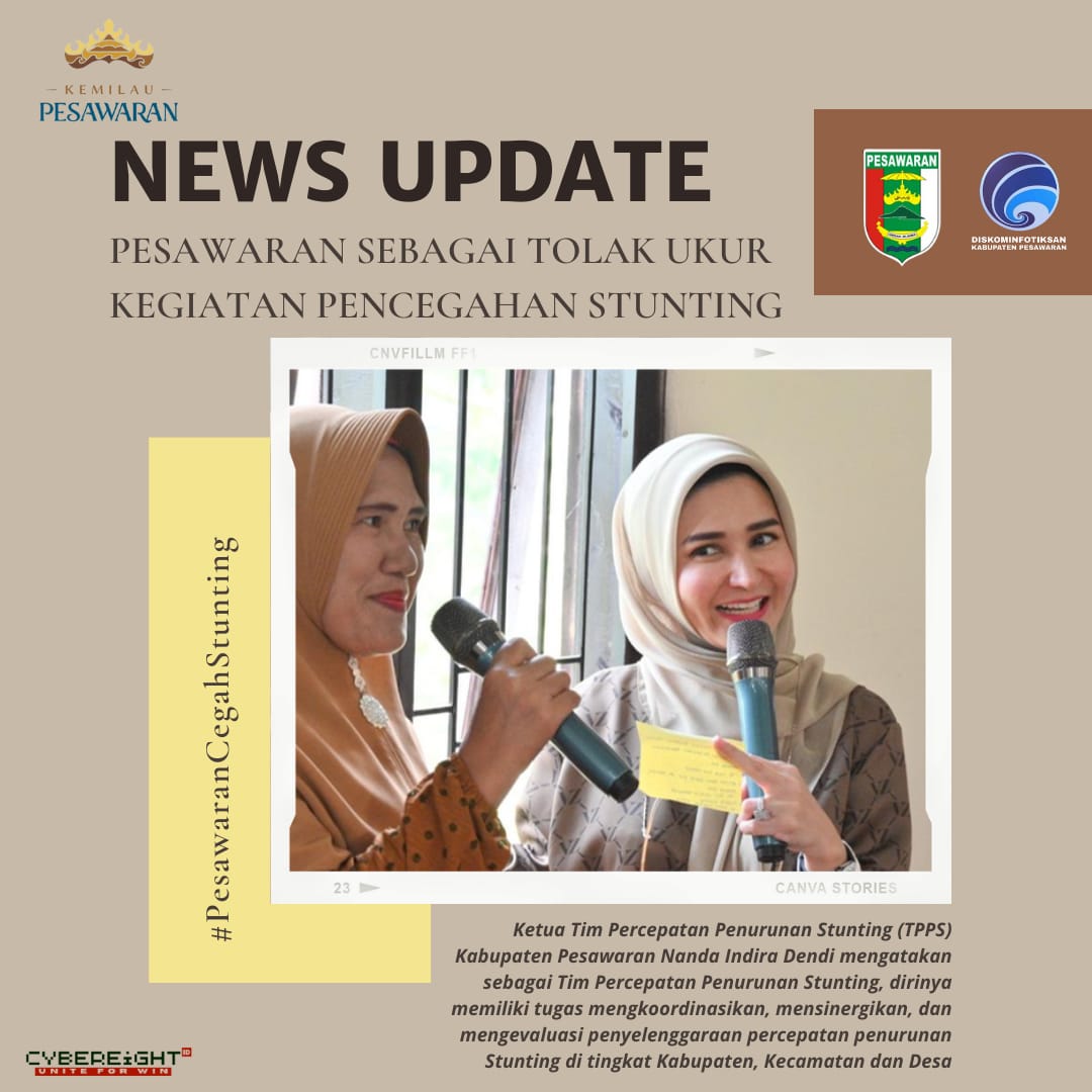 Ketua TP.PKK Kab. Pesawaran Hj. Nanda Indira Dendi,S.E.,M.M hadiri Rapat Koordinasi Percepatan Penurunan Stunting Tingkat Kabupaten Pesawaran Tahun 2023.

#PesawaranCegahStunting
Kabupaten Pesawaran
beritadelapan.id/2023/09/rapat-…