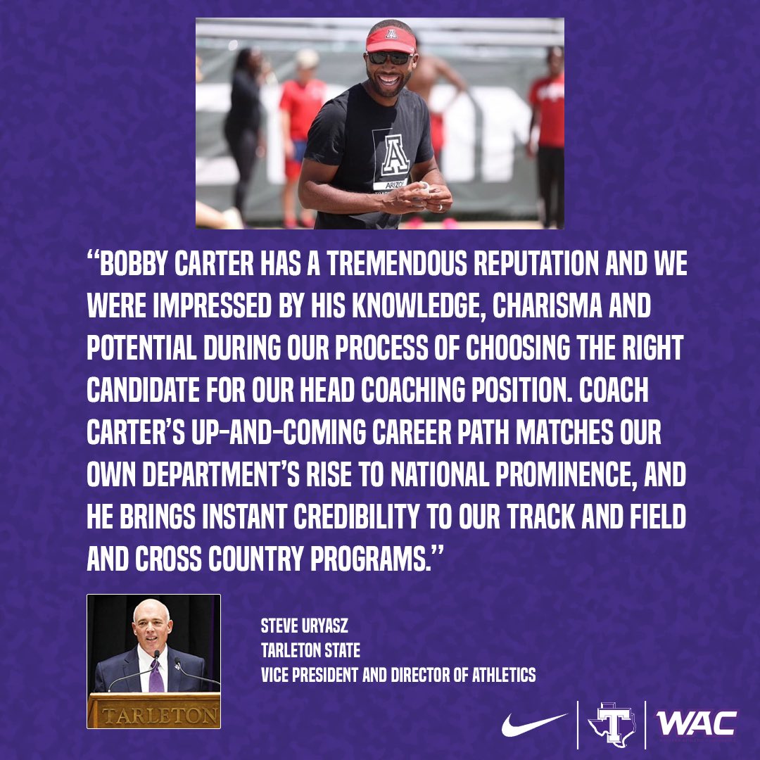 Tarleton State’s Vice President and Director of Athletics Steve Uryasz on the Texans’ newest head coach.