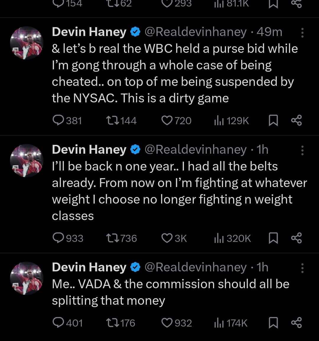 How do people support this nigga?

You're a bıtch just like him if you do

Mf crying cause shit didn't go his way when all these years they let him get away with shit. Fuck outta here

Leave the sport &amp; never come back

Boxing WONT miss you