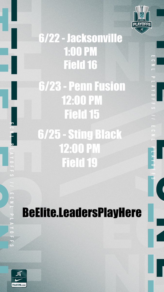 Gretna Elite Academy 2006/07 G ECNL (@2007_elite) on Twitter photo We are ready for our Champions League appearance for <a href="/ECNLgirls/">ECNL Girls</a> Playoffs in Seattle. A business trip mindset to advance out of the group stage. Preparation is complete. It’s time to go! #BeElite We are ready for our Champions League appearance for <a href="/ECNLgirls/">ECNL Girls</a> Playoffs in Seattle. A business trip mindset to advance out of the group stage. Preparation is complete. It’s time to go! #BeElite