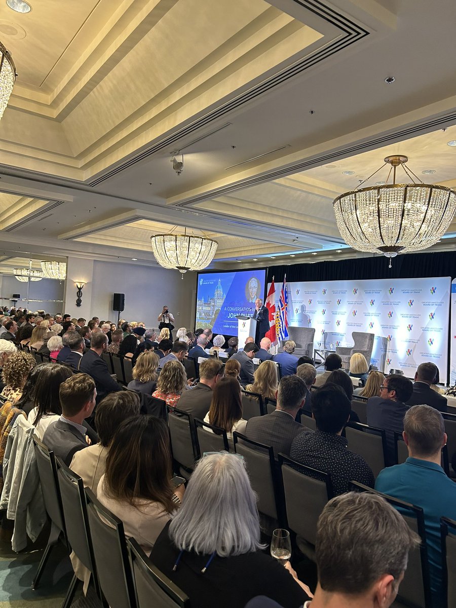 John Rustad sharing the common sense conservative vision for British Columbia’s economy.

Thank you to the Greater Vancouver Board of Trade for the invitation to speak. #bcpoli